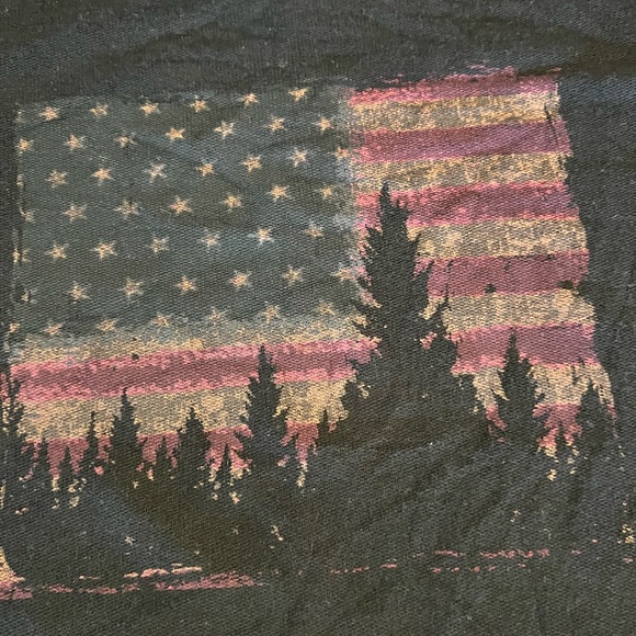 3X Maurice’s Womens Black Americana Short Sleeve Shirt Lightweight Plus Size Top - Picture 8 of 9